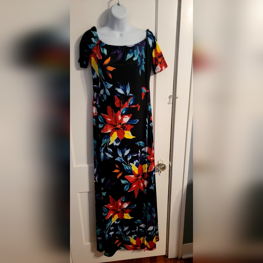 SEXY romper  split Maxi Large. Multicolor
